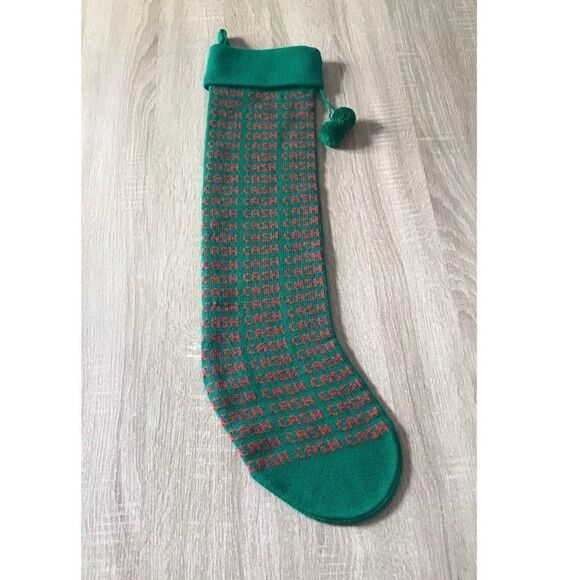 Green “CASH” Stocking - Picture 1 of 3